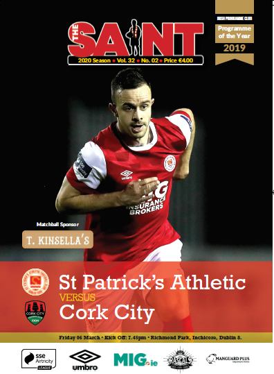 The Saint: Matchday Magazine Band 32, Ausgabe 2 gegen Cork City FC
