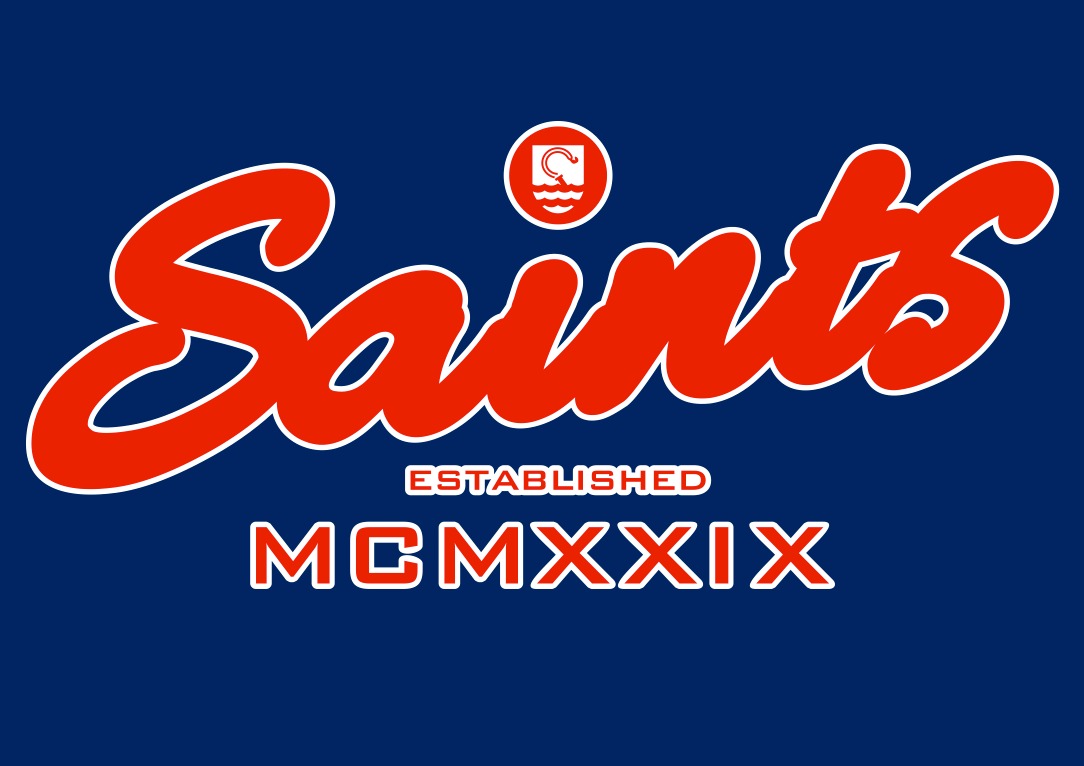 Saints - Marineblaues T-Shirt
