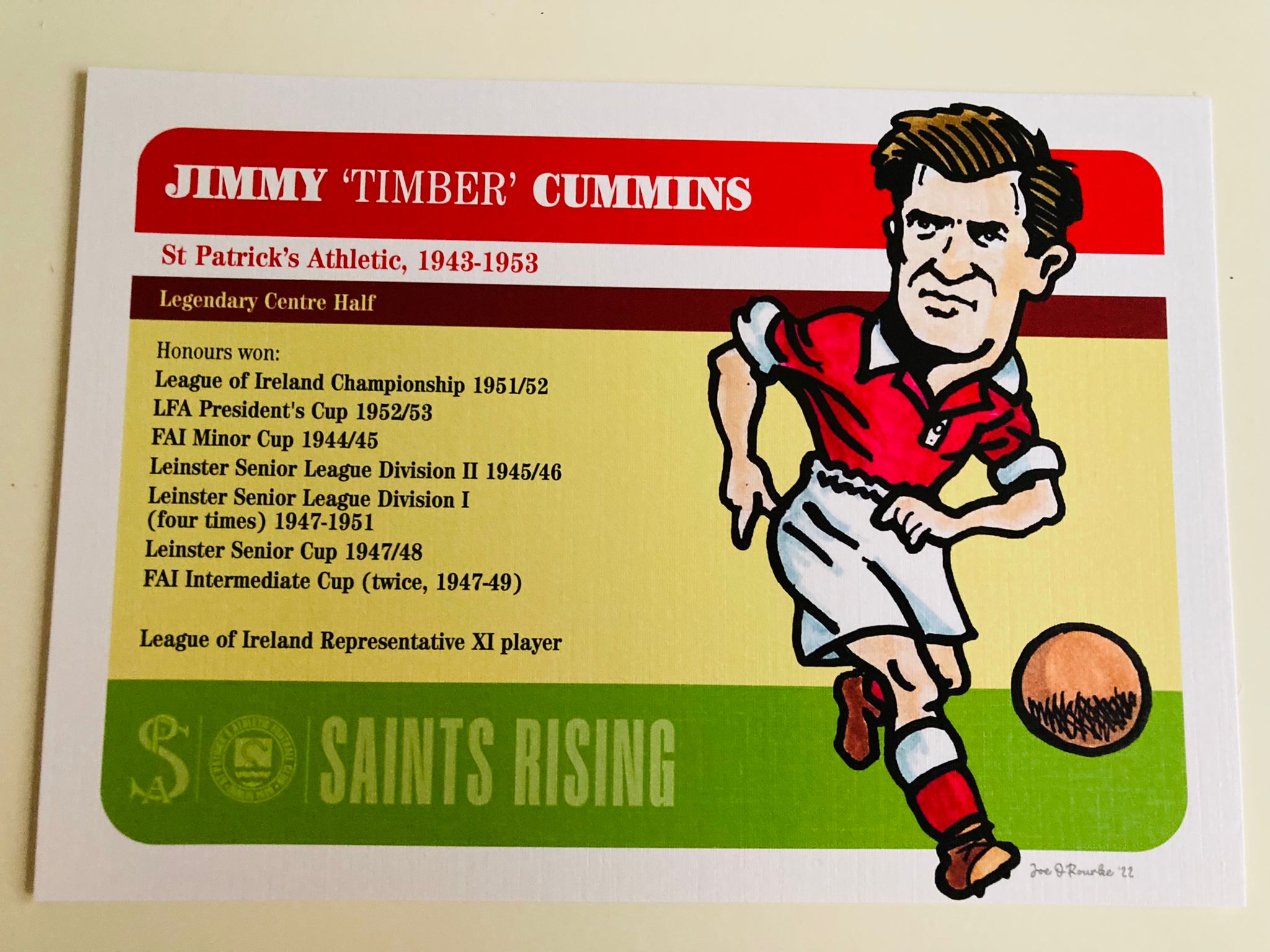 Jimmy 'Timber' Cummins - Limited Edition Saints Rising Art Prints
