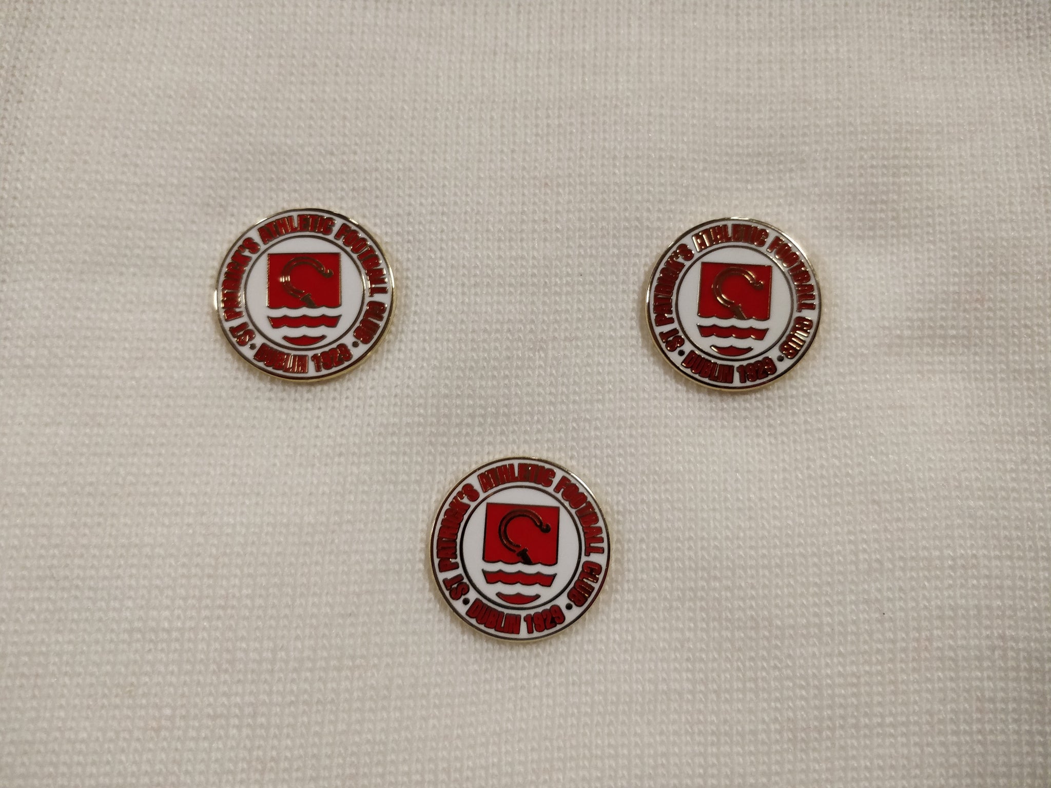 Three Club Crest Pin Badge